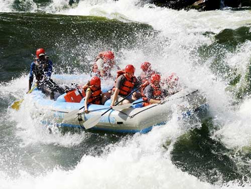 White water rafting with Wild Horizons, Victoria Falls