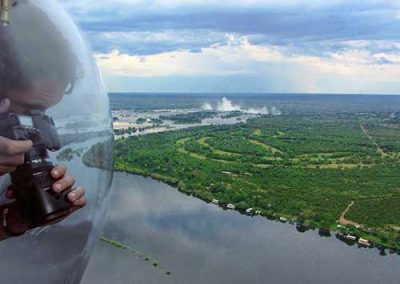 Helicopter Flights over Vic Falls
