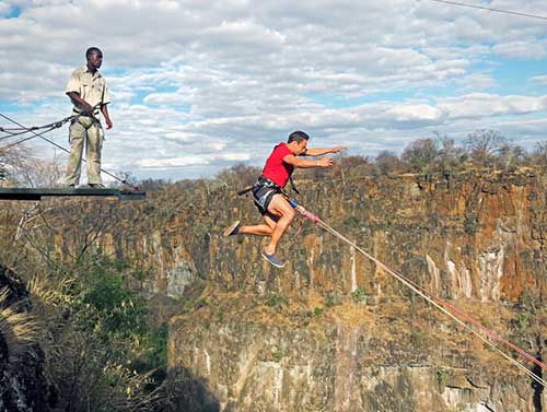 Gorge Swinging in Victoria Falls with Wild Horizons