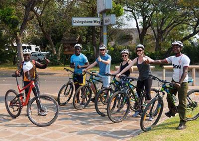 Family Fun on a Victoria Falls bicycle tour