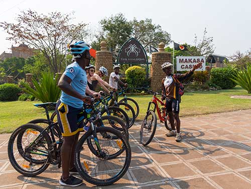 Victoria Falls bicycle tour