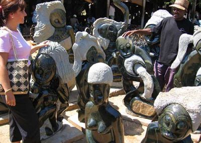 Art and Craft Shopping at local Victoria Falls markets